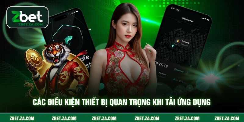 Các điều kiện thiết bị quan trọng khi tải ứng dụng