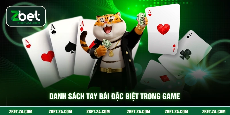 Danh sách tay bài đặc biệt trong game