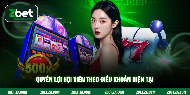 Quyền lợi hội viên theo điều khoản hiện tại